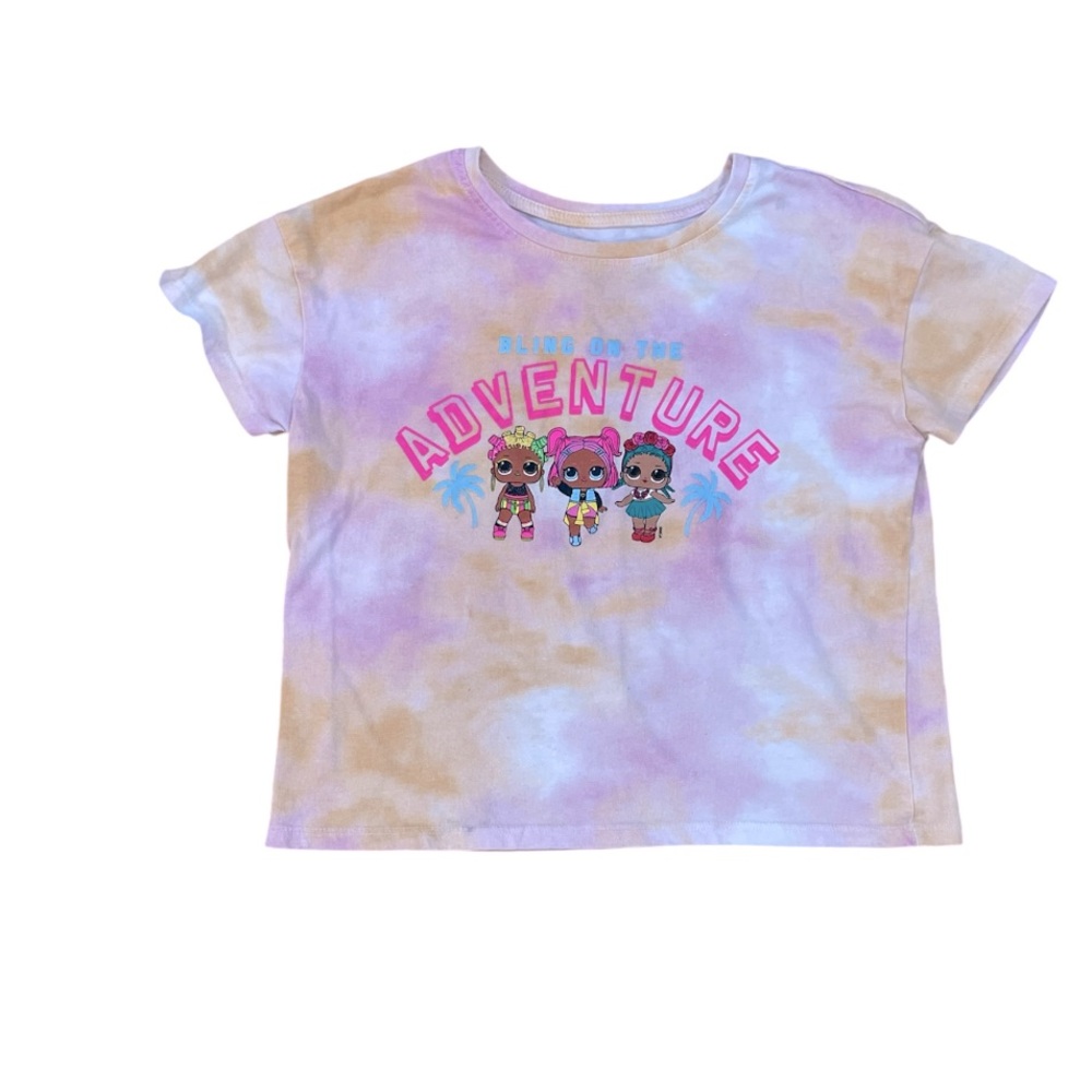 LOL Surprise “Bling On The Adventure” Pink and Orange Tie-Dye Shirt